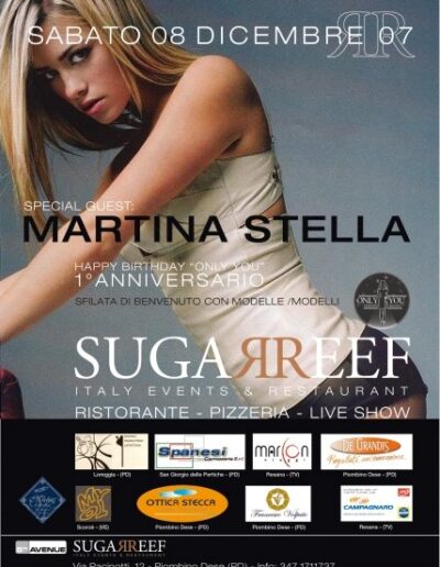 1° Anniversario Agenzia special guest Martina Stella